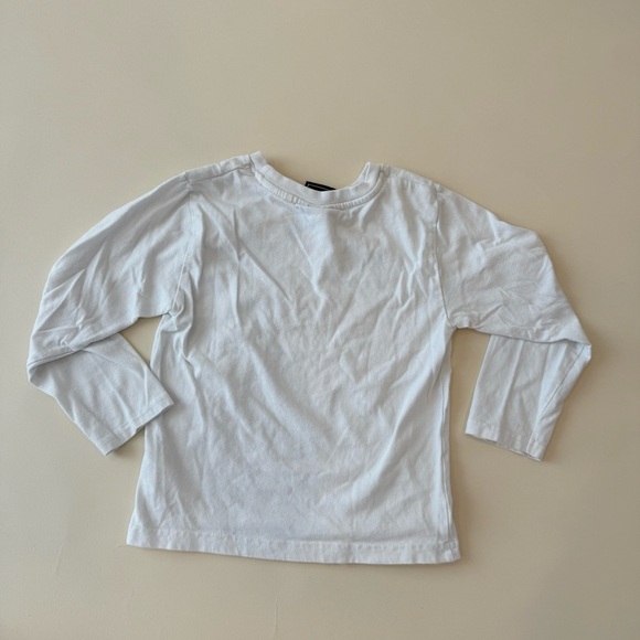 Bench Kids White Long Sleeve Tee with Navy Print - Picture 2 of 3